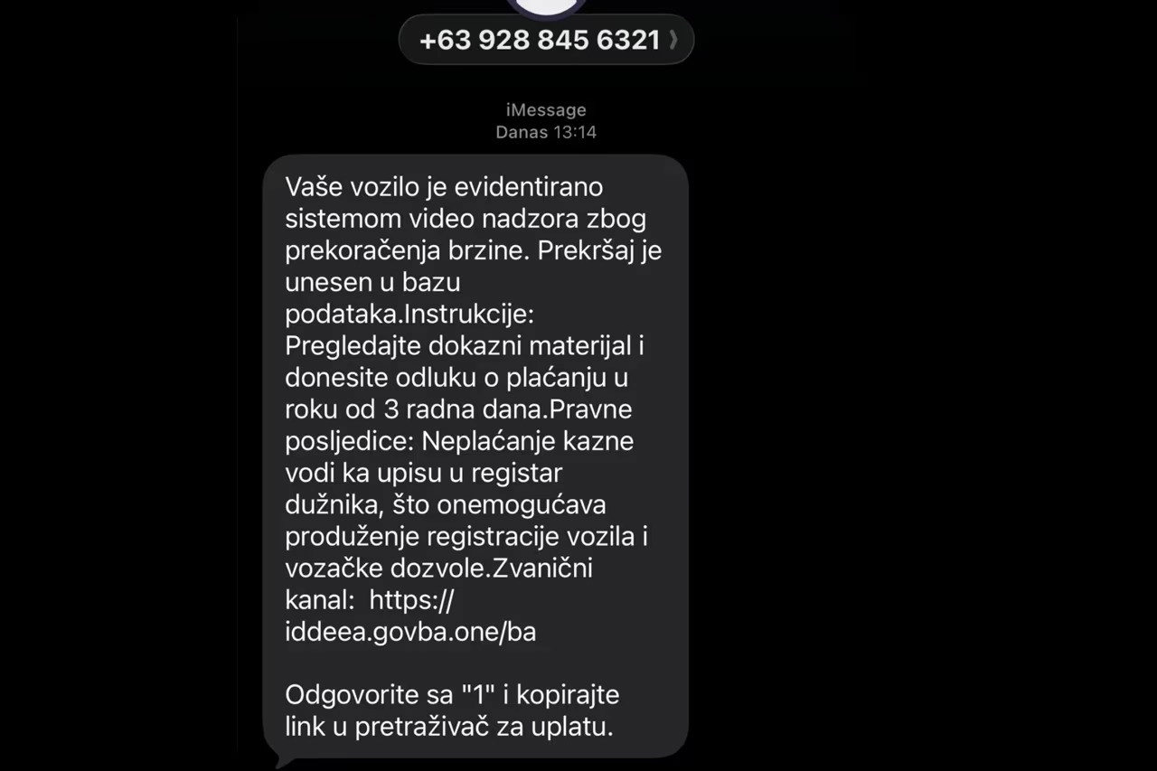 Ne nasjedajte: Policija ne šalje ovakve SMS poruke